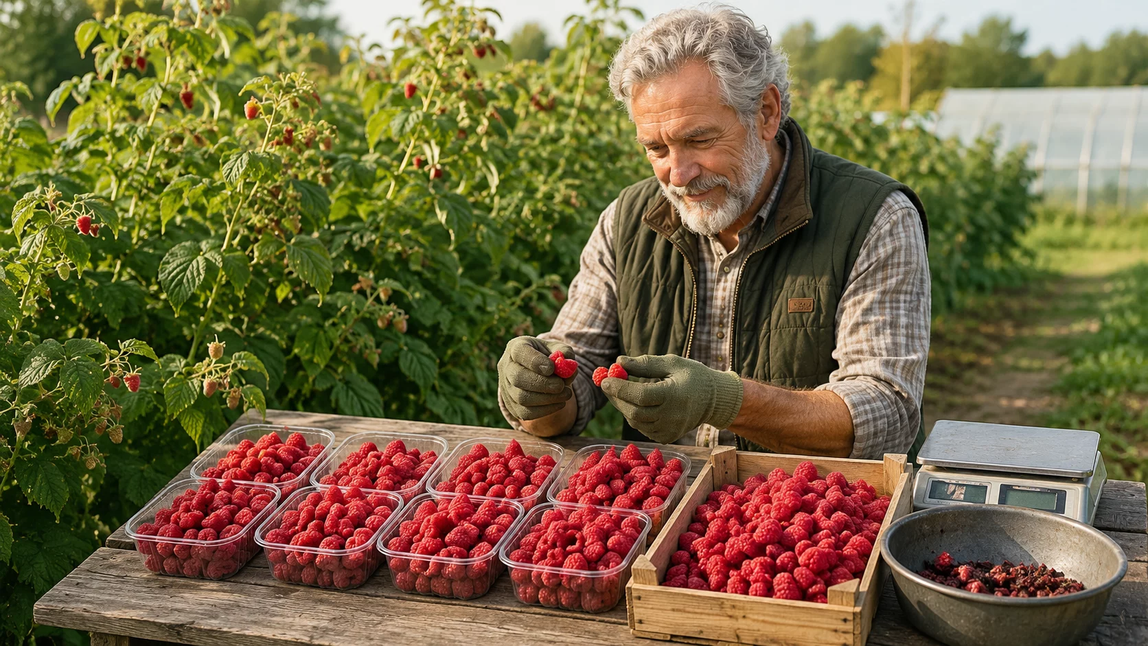 Малина на продажу с дачи: что посчитать до старта