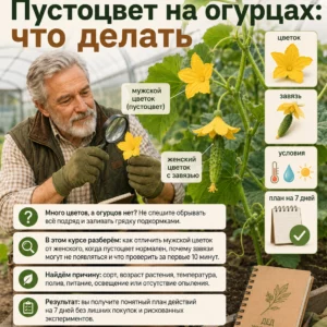 Пустоцвет на огурцах что делать, страница 1 из 30