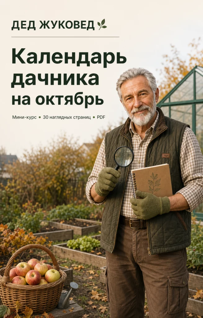 Календарь дачника на октябрь