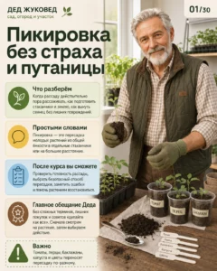 Мини-курс PDF «Пикировка рассады простым языком»