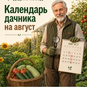 Календарь дачника на август — мини-курс Деда Жуковеда