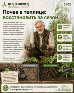 Мини-курс PDF «Почва в теплице как восстановить за сезон»