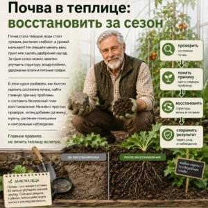 Почва в теплице как восстановить за сезон, страница 1 из 30