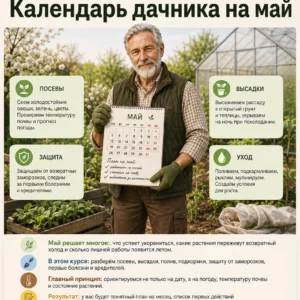 Календарь дачника на май, страница 1 из 30