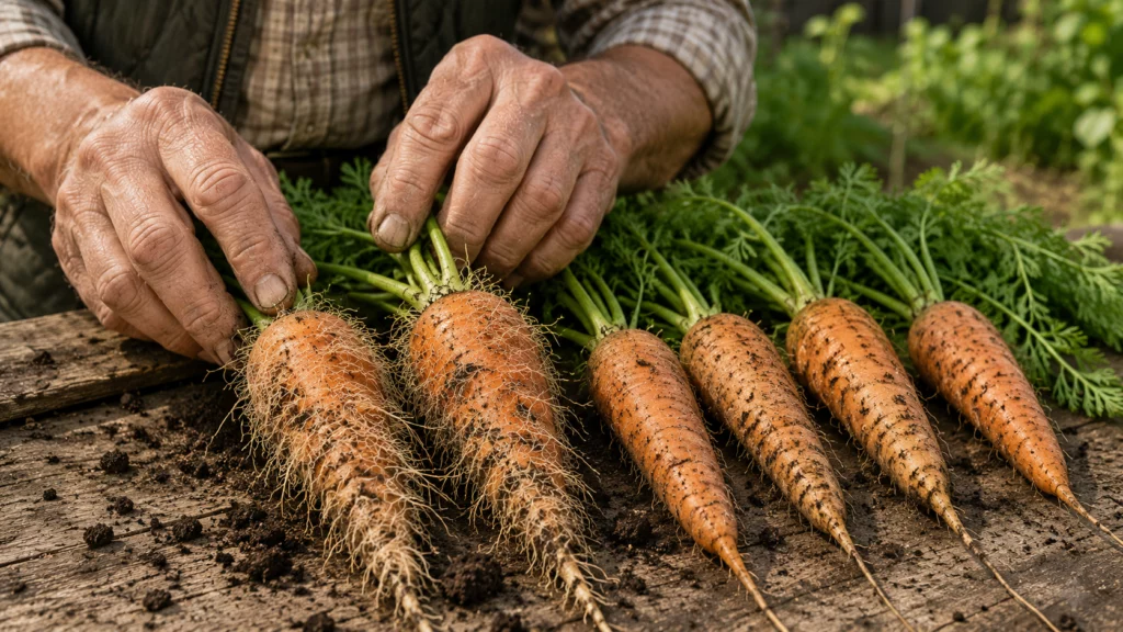 Как выглядит волосатая морковь и когда это норма