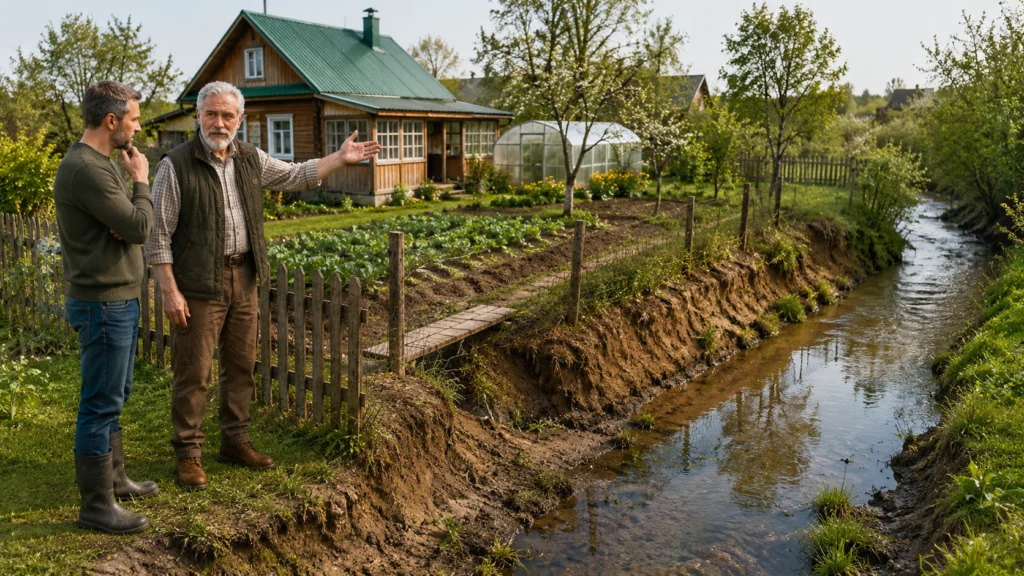 Почему ручей рядом с участком требует проверки