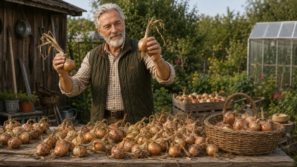 Как подготовить лук к продаже