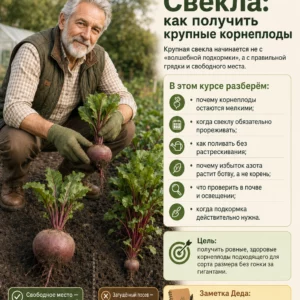 Свекла как получить крупные корнеплоды, страница 1 из 30