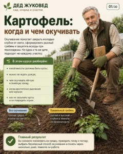 Мини-курс PDF «Картофель когда и чем окучивать»