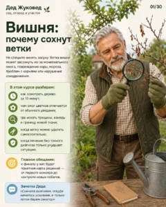 Мини-курс PDF «Вишня почему сохнут ветки»
