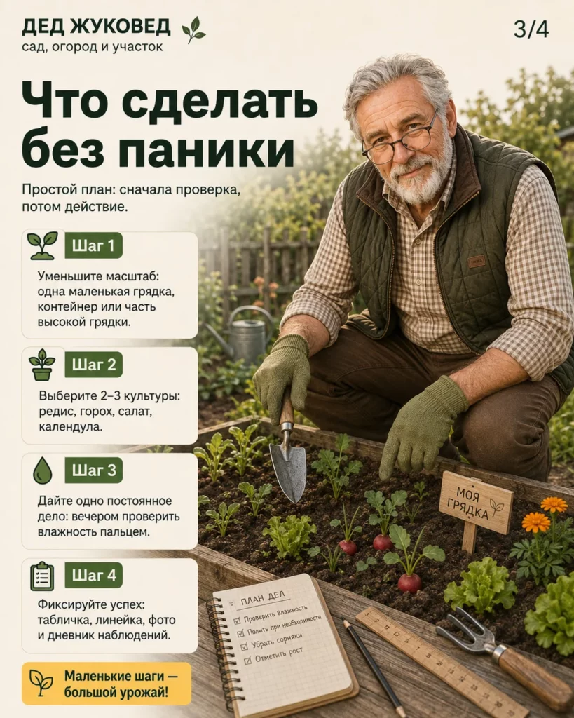 Инфографика 3/4: Детская грядка: чему ребенок научится на участке без скуки