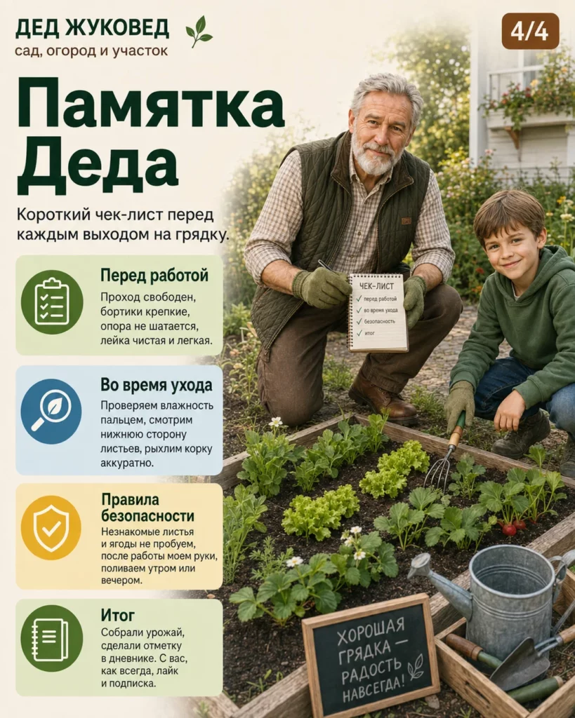 Инфографика 4/4: Детская грядка: как сделать интересно и безопасно