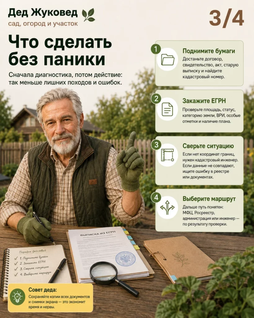 Инфографика 3/4: Участок с неясным назначением: что делать, если данных нет на публичной карте