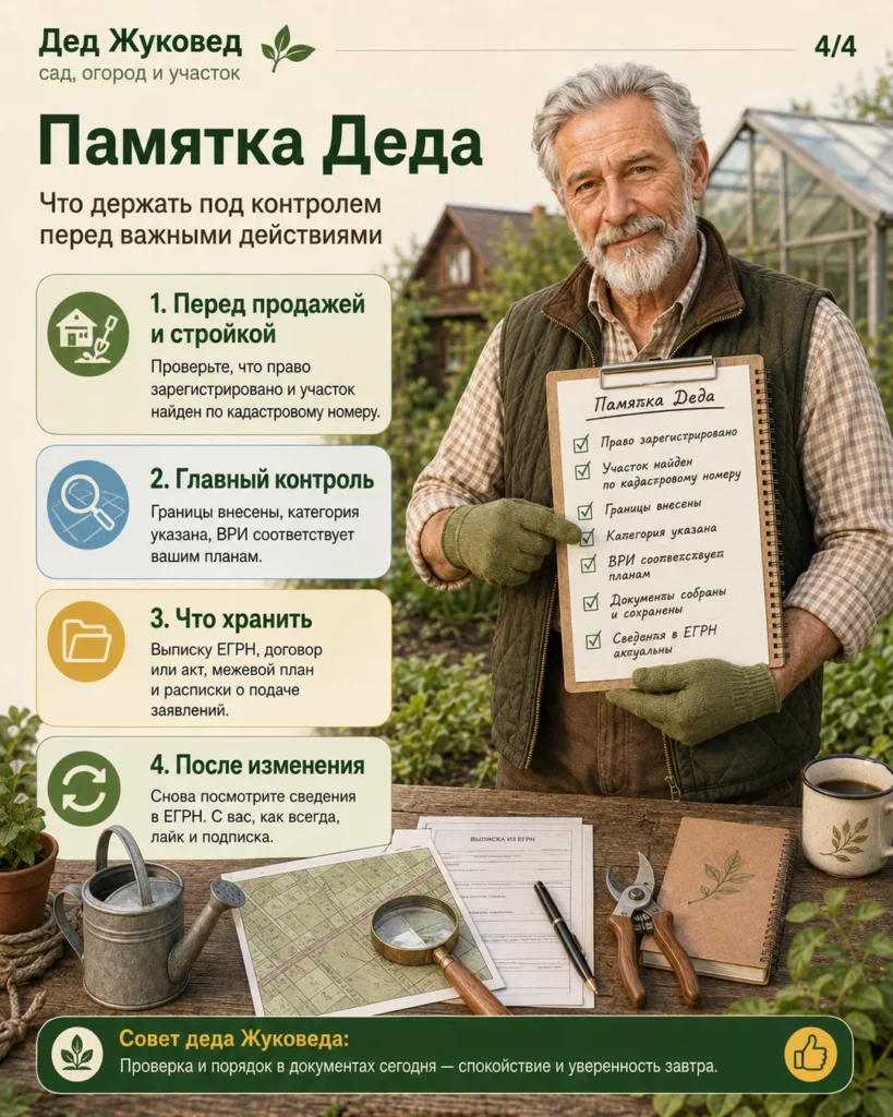 Инфографика 3/4: Участок с неясным назначением: когда нужно идти в МФЦ или Росреестр