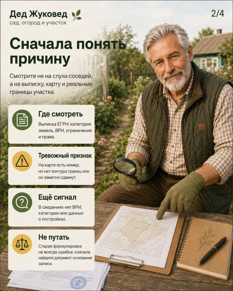 Инфографика 2/4: Участок с неясным назначением: какие риски могут всплыть перед продажей