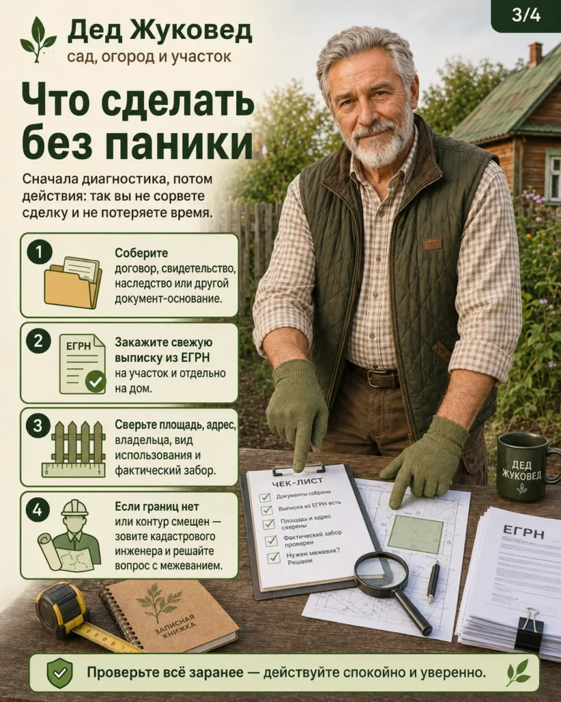 Инфографика 3/4: Дача, которую хотят продать: что делать, если данных нет на публичной карте