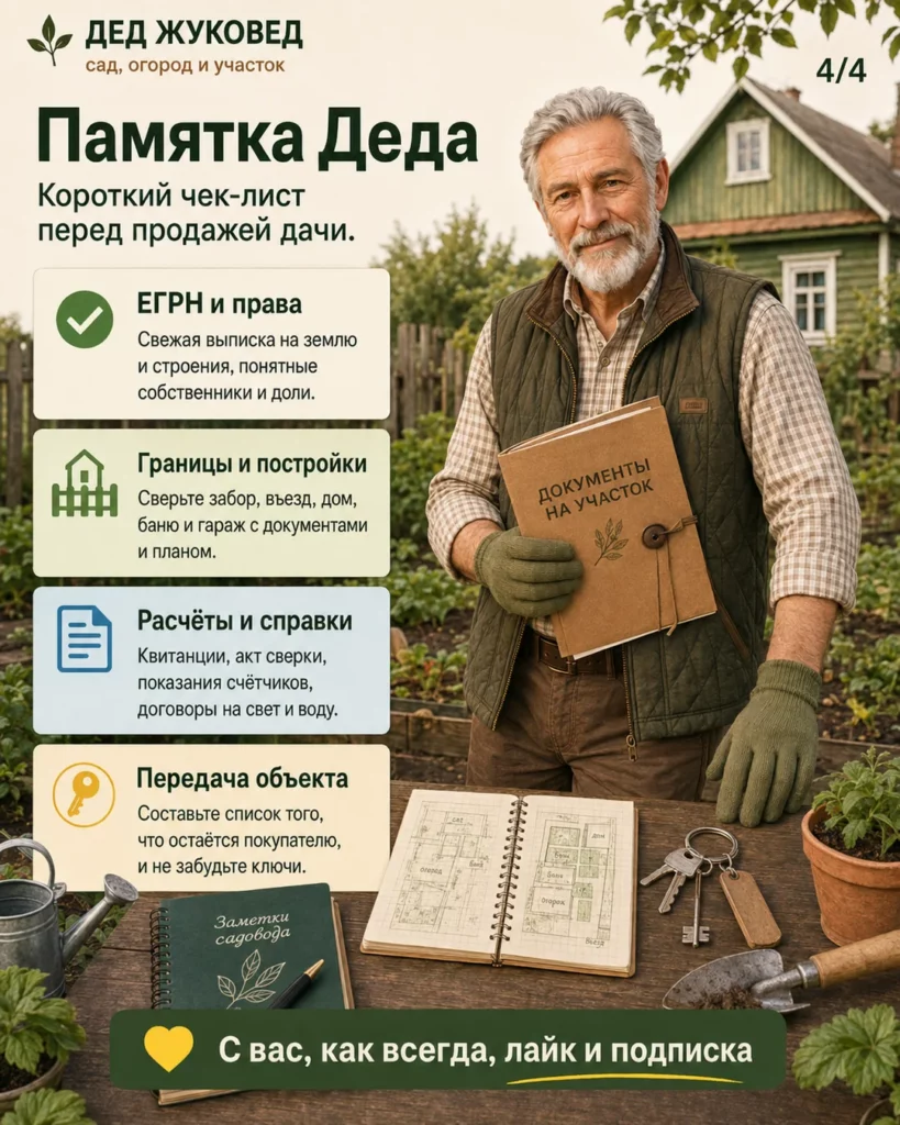 Инфографика 4/4: Дача, которую хотят продать: какие риски могут всплыть перед продажей
