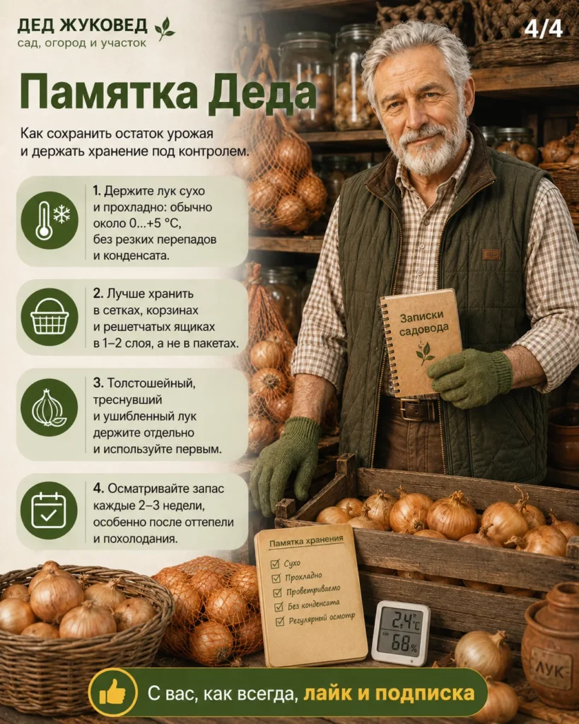 Инфографика 4/4: Лук гниет при хранении: что было сделано не так