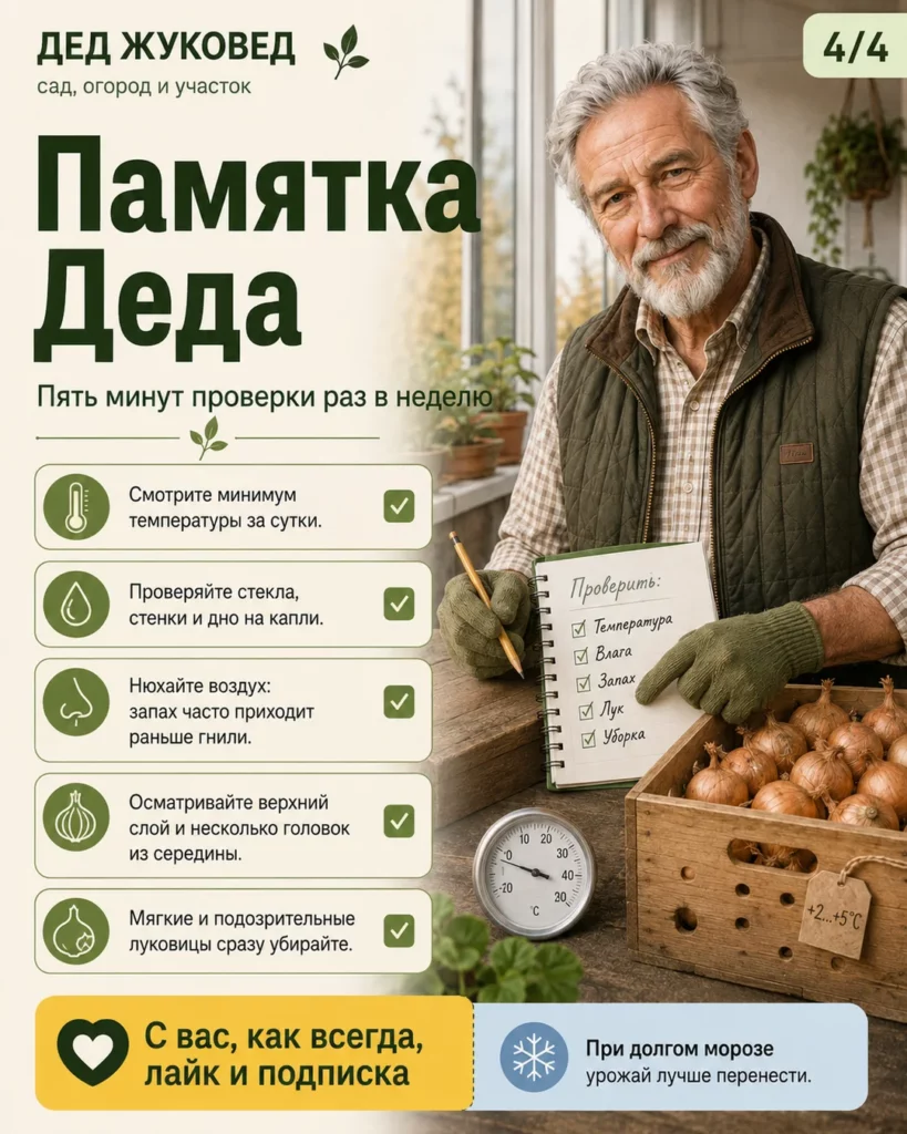 Инфографика 4/4: Лук на балконе: как не заморозить и не сгноить