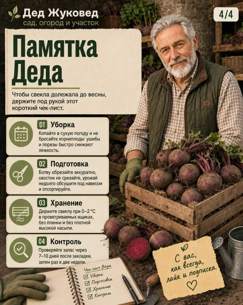 Инфографика 4/4: Свекла гниет при хранении: что было сделано не так