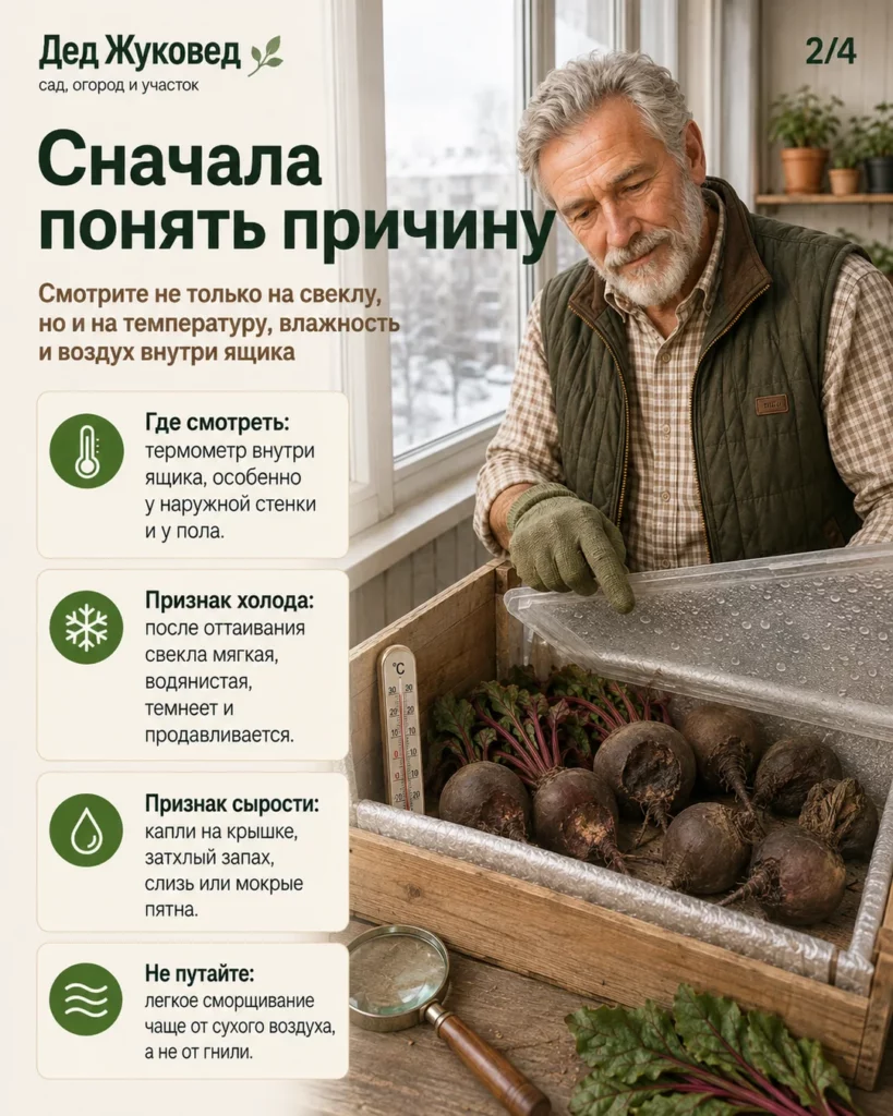 Инфографика 2/4: Свекла на балконе: как не заморозить и не сгноить