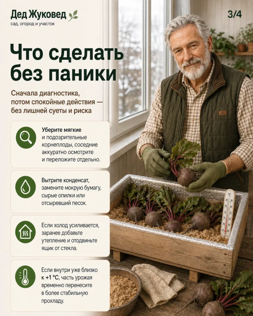 Инфографика 3/4: Свекла на балконе: как не заморозить и не сгноить