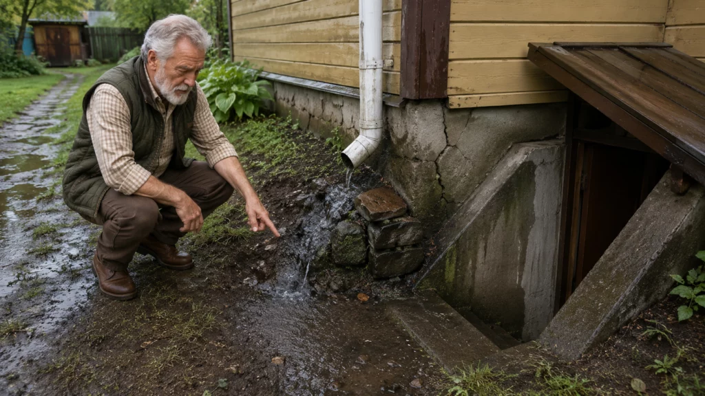 Где искать путь дождевой воды