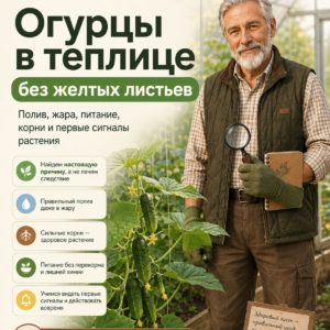 Огурцы в теплице: тепло без перегрева