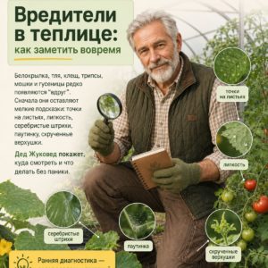 Вредители в теплице: заметить вовремя